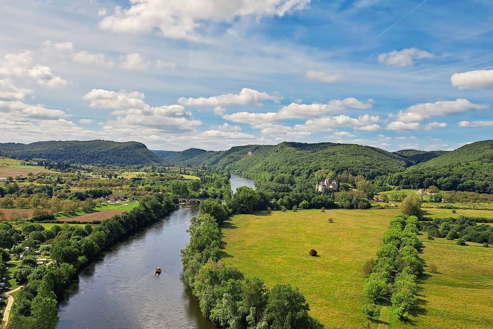 Dordogne river