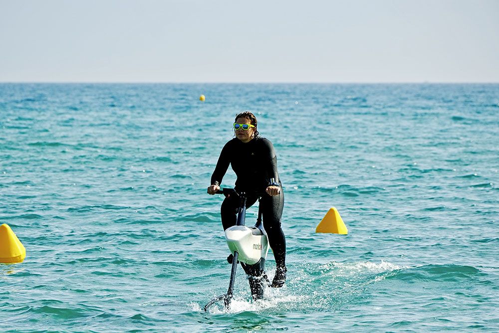 water biking