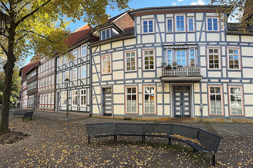 Half-timbered houses