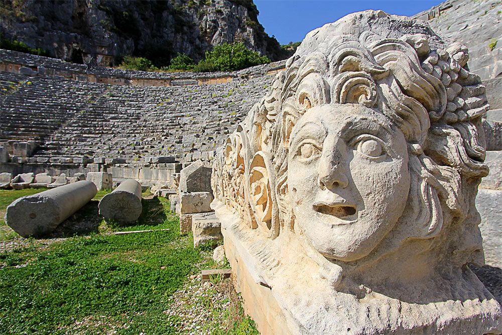 Statue at Myra