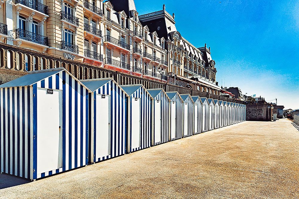 Beach cabins