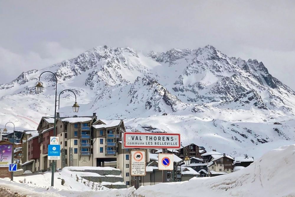 Arrival at Val Thorens