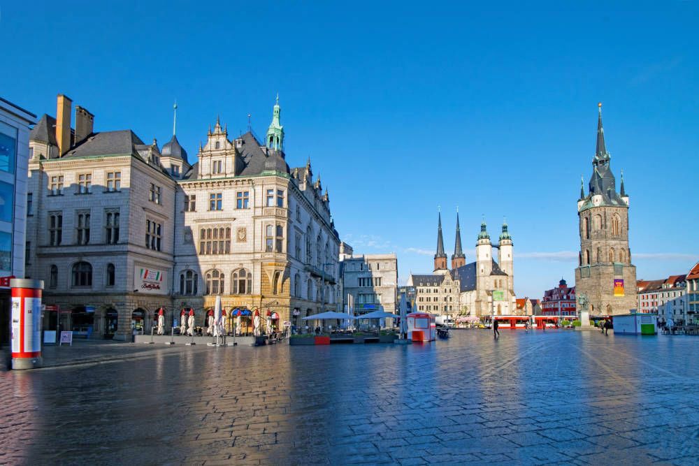 Market square in Halle